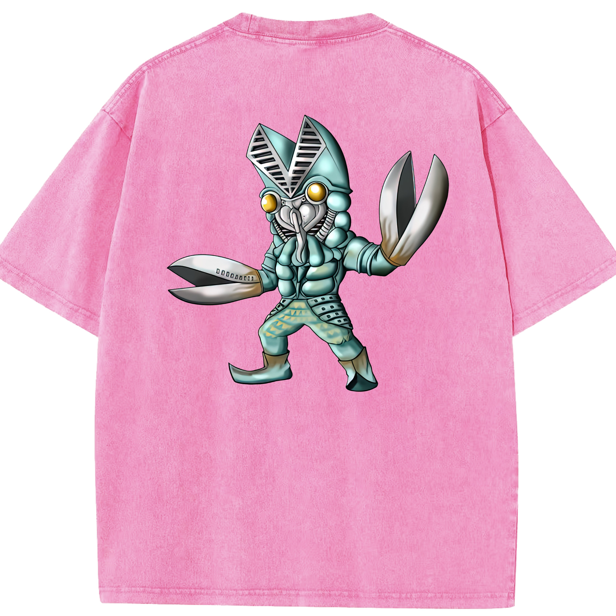 （画像用） ウルトラマン Ultraman 綿100% ヴィンテージ風 半袖Tシャツ（背面プリント）